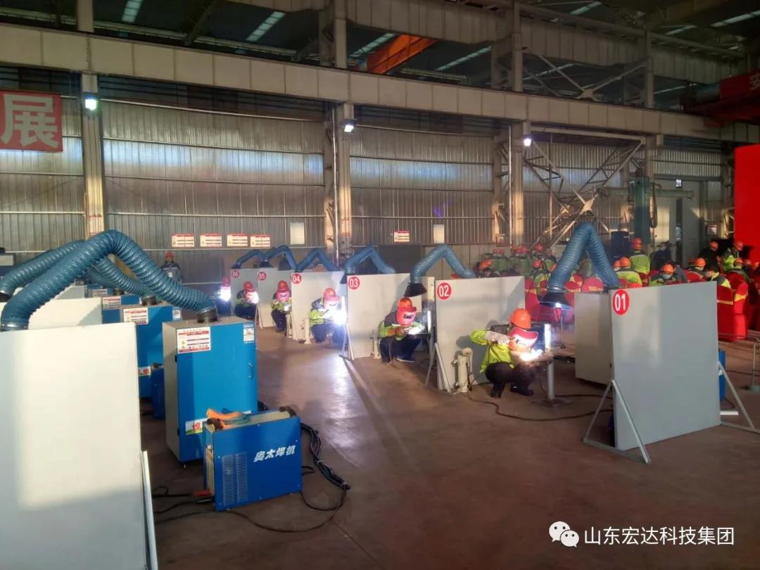 济南市长清区第五届职工焊接技能大赛在星空手机官网入口-星空(中国)集团隆重举行