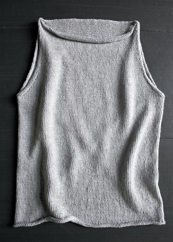 Tips on wearing knitted tank top - fashionarrow.com