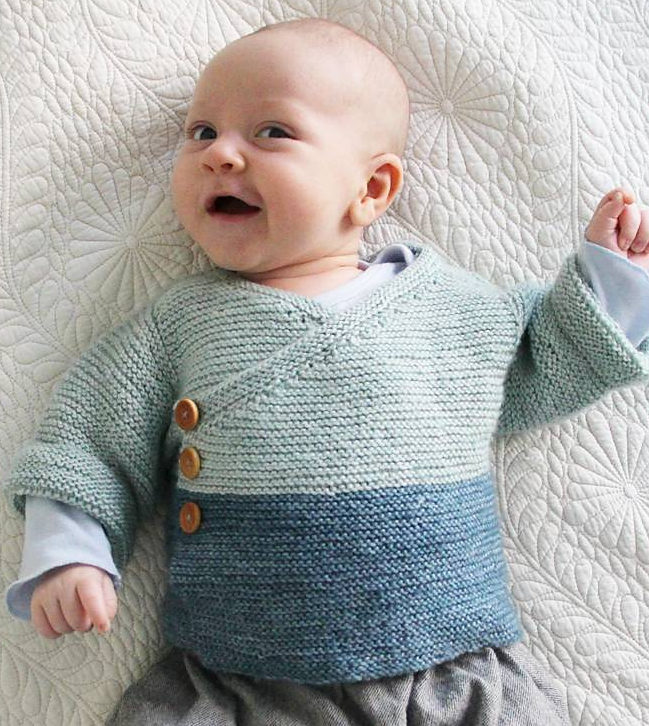 Gift your baby a sweater with these easy baby knitting patterns