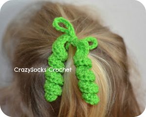 ... hair spirals - crochet hair accessories, free pattern! OBNRHXL