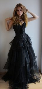 50 beautiful black wedding dresses you will love VPWDYAQ