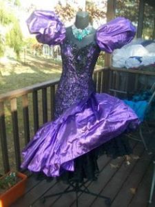 80s prom dress vintage 80s prom party dress purple wild child liquid metallic s YXQOTWN