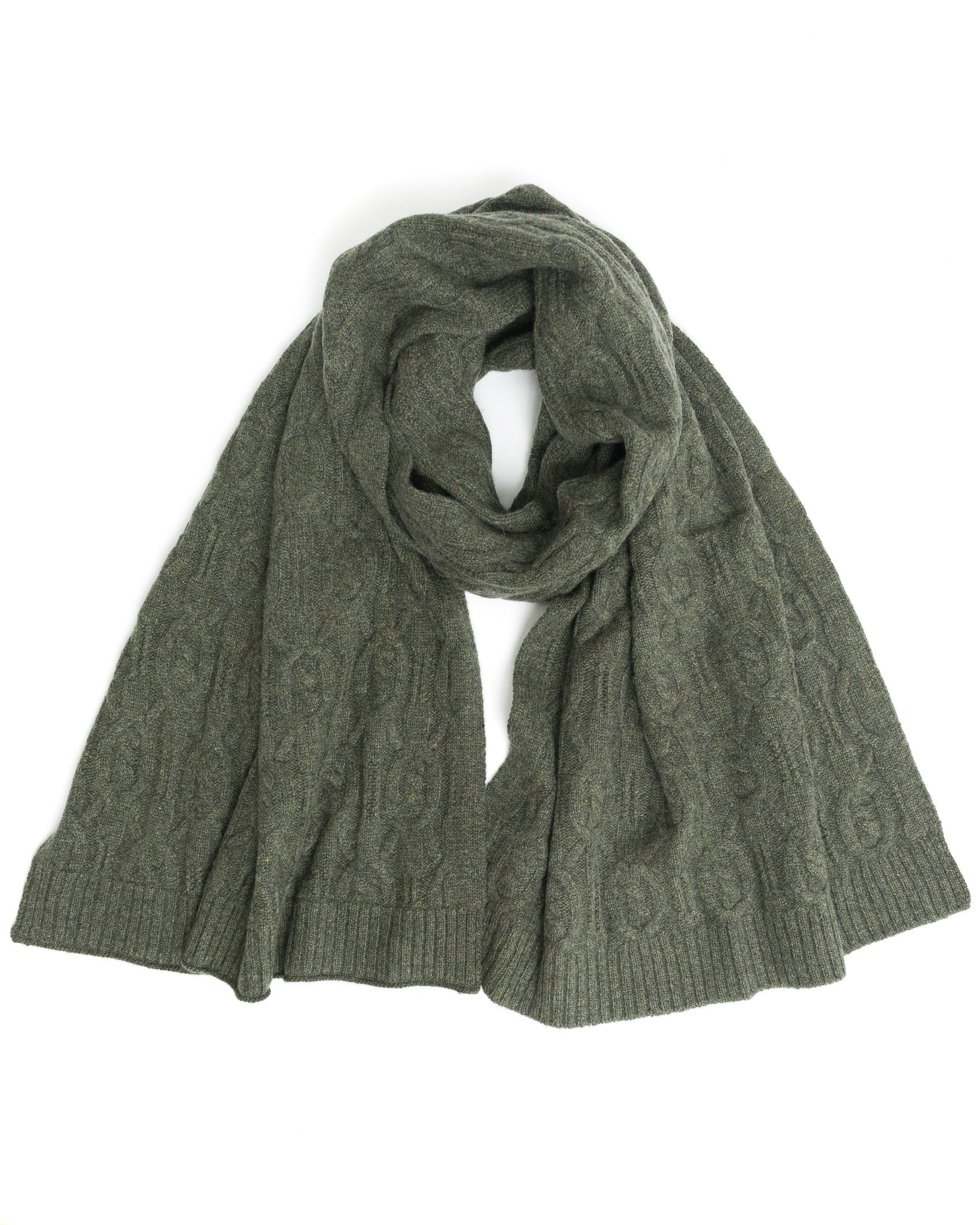 accessories - cable cashmere scarf AAQXAIZ