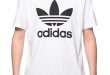 Adidas Shirt adidas originals trefoil white t-shirt IFHDKNB