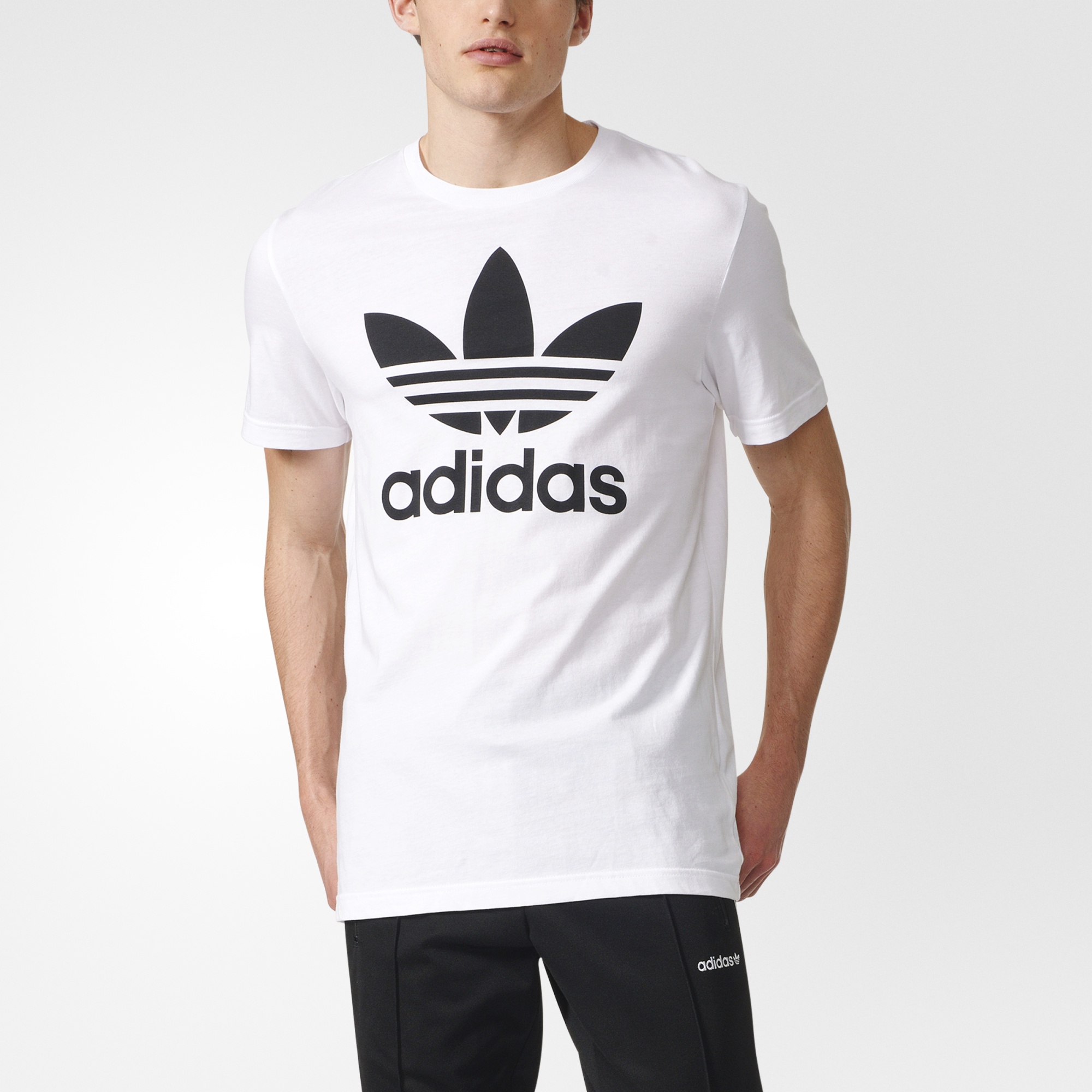 Adidas Shirt adidas trefoil tee - white | adidas us VEXNDVM