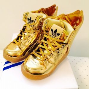 adidas shoes - jeremy scott wings 2.0 gold sneakers IMQTZAU