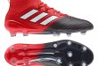 adidas soccer boots adidas ace 17.1 primeknit fg soccer cleats (red/white/black) XBGYYLG
