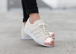 adidas superstar 80s image is loading adidas-superstar-80s-metal-toe-rose-gold-metallic- FTACWTM