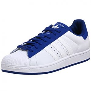 adidas superstar ii adidas originals menu0027s superstar ii shoe,white/white/royal,11. 5 DYCWZST