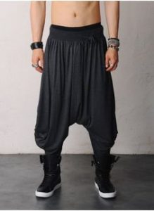 aladdin pants mens gigantic drop crotch skirt harem viscose silky pants at fabrixquare TWBZHZK