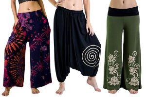 aladdin pants printed spandex cotton pants HTFCWWE