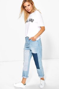 alice patchwork boyfriend jeans. hover to zoom ZCVJGWW