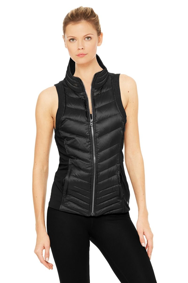 Warmth and style with puffer vest