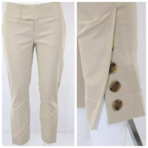 alvin valley pants - alvin valley beige crop cigarette pants 31 RFINTTZ