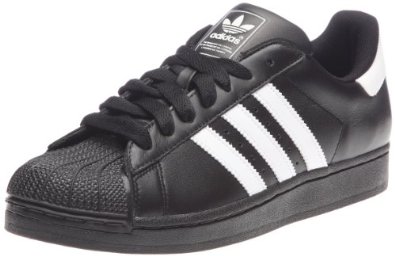 amazon.com: adidas superstar ii mens leather sneakers / shoes - black: shoes JMXTTCP