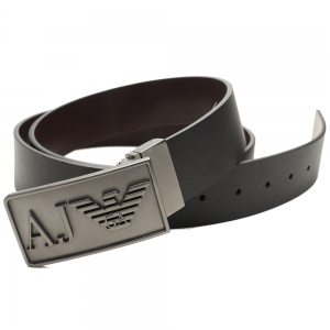 armani belt armani jeans buckle reversible belt black u0026 brown 931501 cc885 ASDPZYA