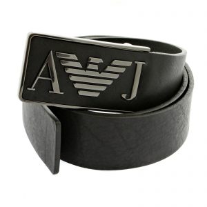 armani belt armani jeans casual black leather belt q6115 60 ajm2253 VWIPEVA