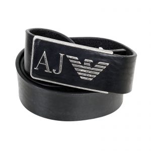 armani belt armani mens black rectangular buckle leather belt ajm4043  oxeqfsz QKMXNLM