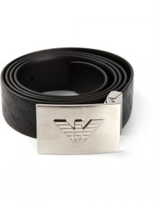 armani belt emporio armani logo buckle belt HYJPCRQ