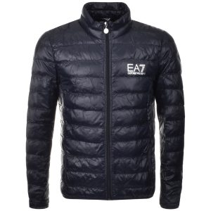 armani jackets ea7 emporio armani quilted jacket blue WRFYNVI