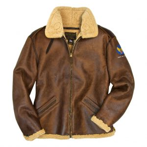 b-6 shearling bomber jacket ... YUUNBIZ