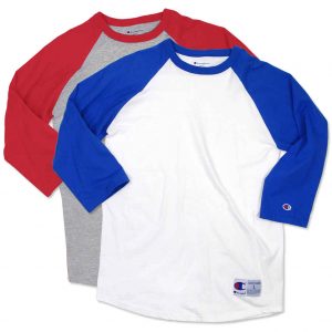 baseball tees design custom printed champion baseball raglan shirts online at customink MWGOLIN