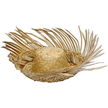 beachcomber straw hat party accessory (1 count) FUBNXMD