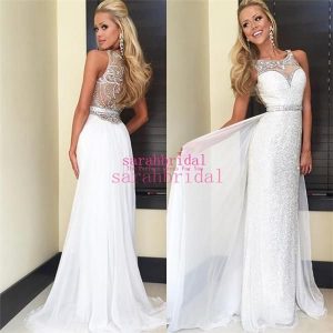 best 25+ white prom dresses ideas on pinterest | cheap long white dresses,  leavers LQNMUIH