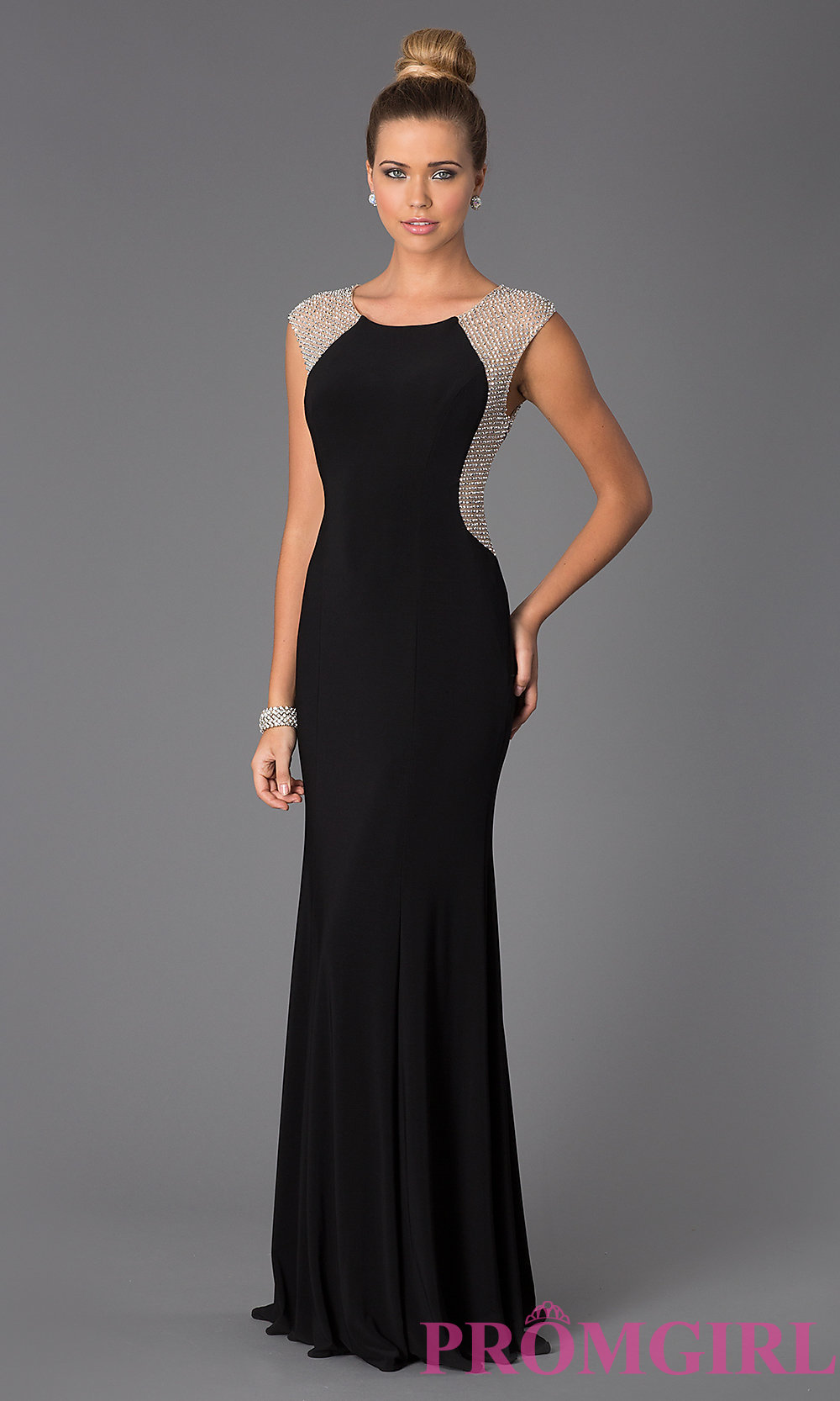 black evening dresses hover to zoom XFKLWVO