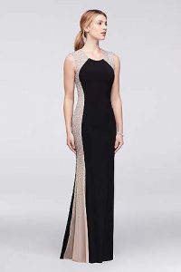 black evening dresses xscape EMAFPHY