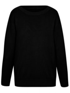 black jumper school crew neck jumper - black ACWHZXB