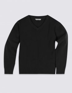 black jumper unisex cotton rich jumper GVKBEIG