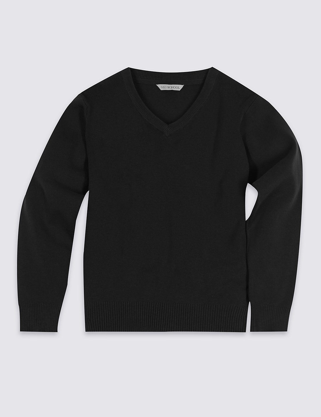 Get a trendy look with black jumper