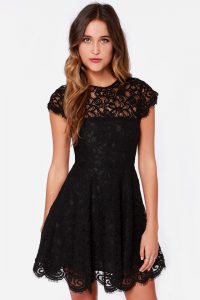 black lace dress 1 HBFQGXJ