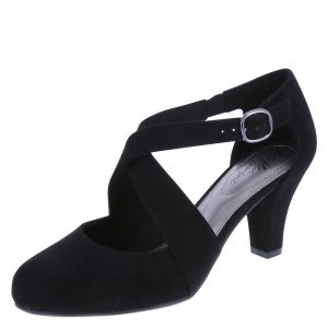 black pumps womenu0027s macie cross strap pumpwomenu0027s macie cross strap pump, black suede PILKDZB