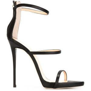 black strappy heels heel LGEXAST