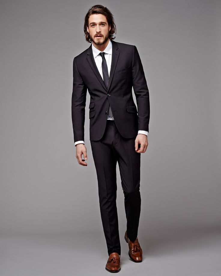 black suits click to buy u003cu003c 2017 italian style black wedding suits for men tailor IATCVSJ