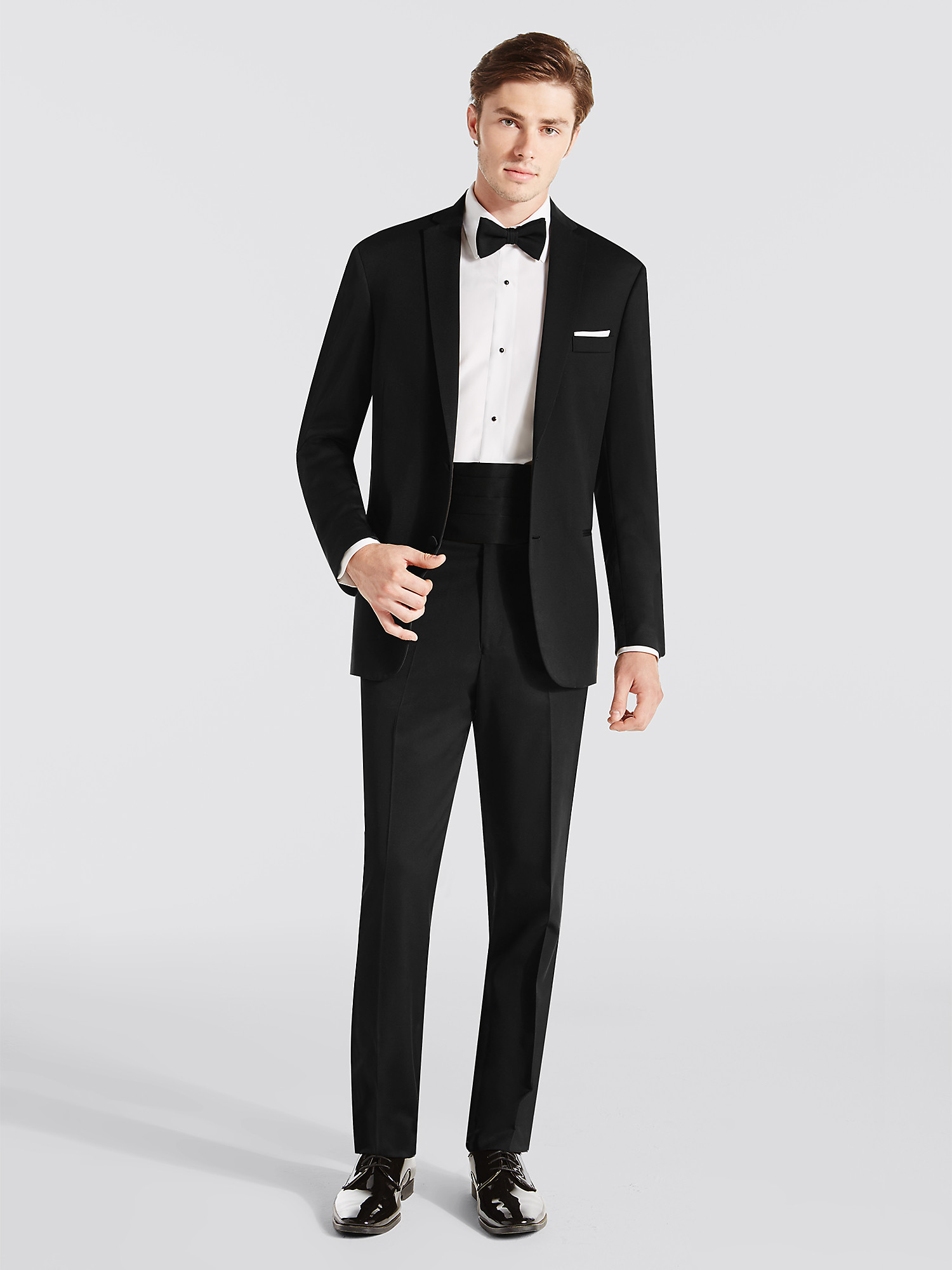Steal the limelight with a black tuxedo