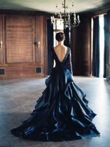 black wedding dresses 23 dark wedding dresses for brides who think white is trite ZNXECIS