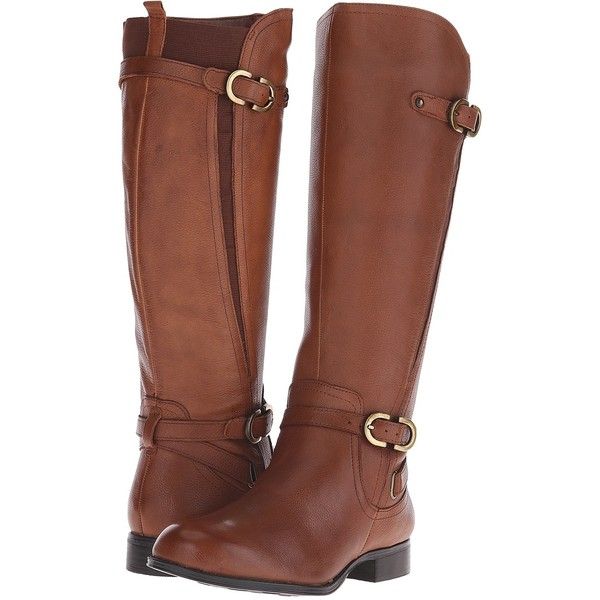 brown boots naturalizer jennings womenu0027s shoes, brown ($110) ❤ liked on polyvore  featuring shoes, JLXWDYW
