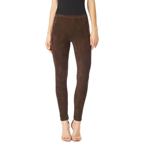 brown leggings womenu0027s sanctuary u0027greaseu0027 leggings ($109) ❤ liked on polyvore featuring  pants, LVYNADT