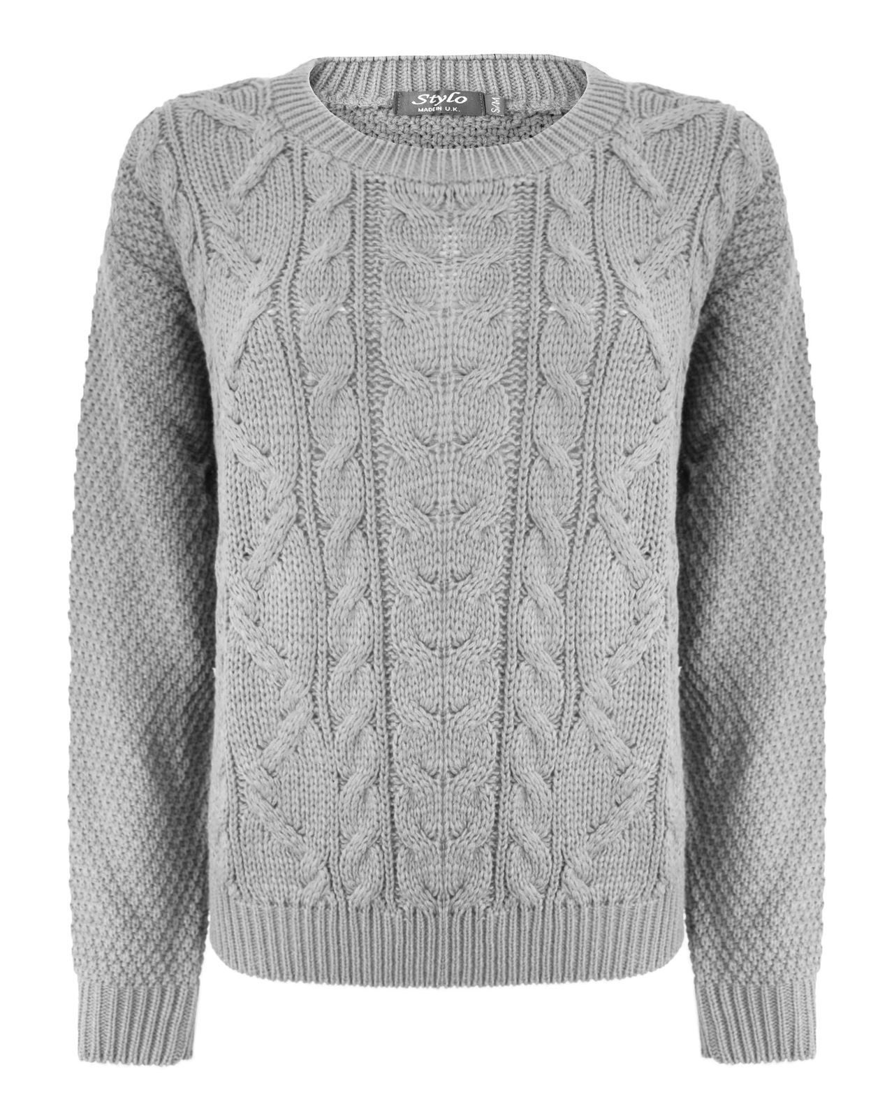 cable knit jumper new-ladies-women-knitted-cable-knit-jumper-chunky- NYHGHIA