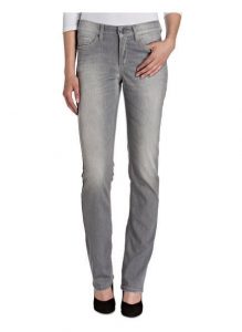 cambio jeans cambio cambio piper slim long jeans - grey ... OKWUNAA