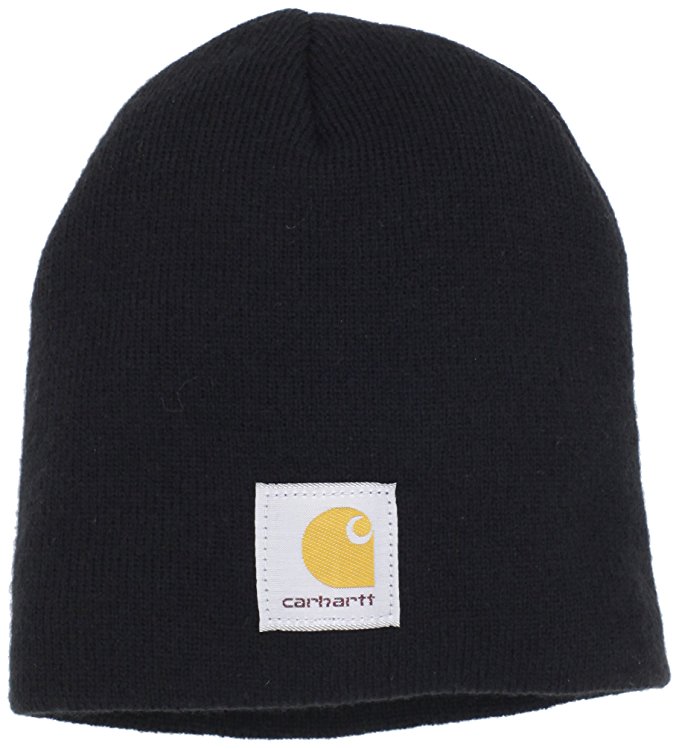 carhartt menu0027s acrylic knit hat, black, one size at amazon menu0027s clothing  store: skull EXRZIQA