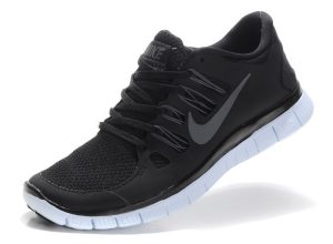 cheap nike free run 5 women v2 black silver MRFVVTP