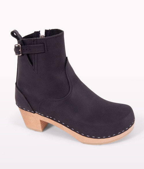 clog boots new york black high heel clog boot 1 WTMHSXH