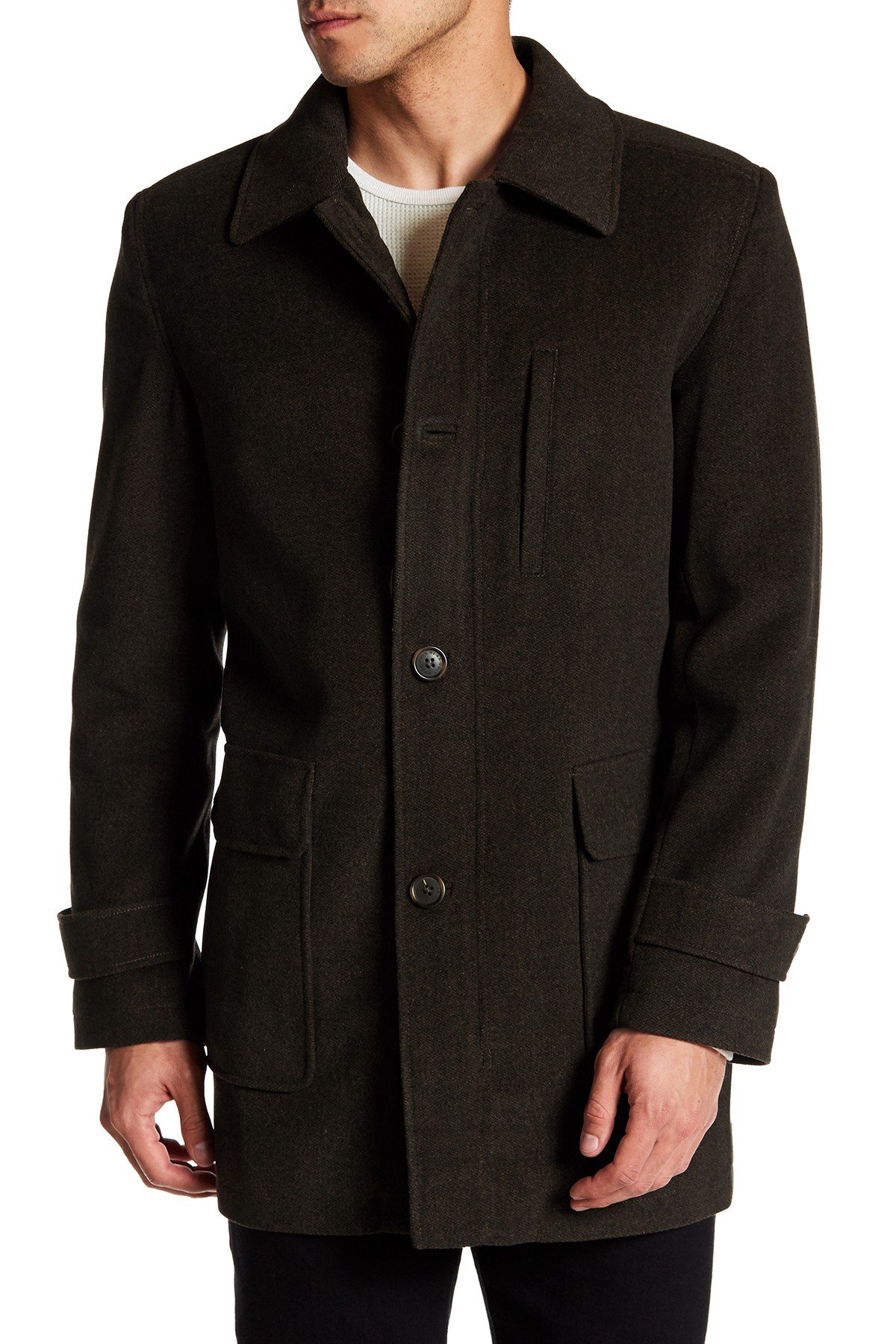 coats for men cole haan - topper coat ZCSXGOB