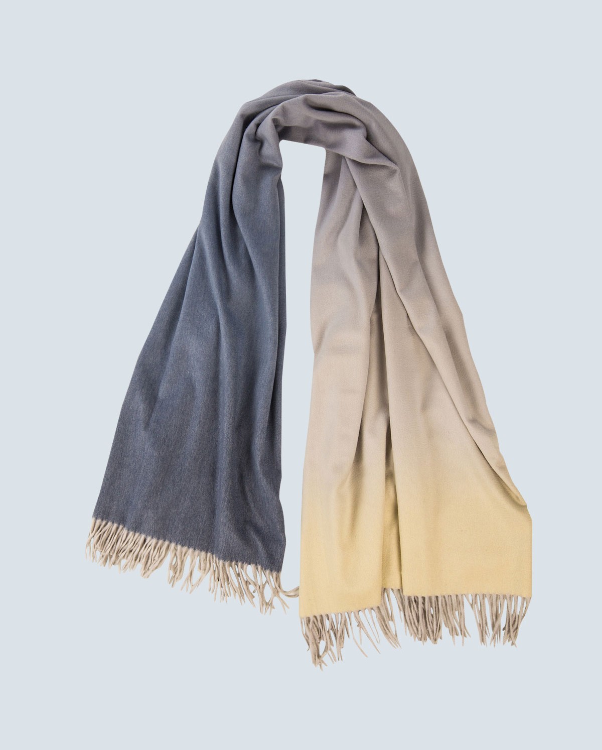 colour graded 100% cashmere scarf moonlight NRCWHQA