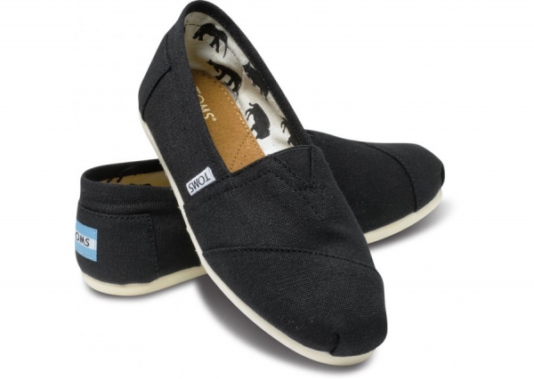 comfy shoes 1. black and canvas toms SFGXWJN