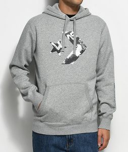 Converse Hoodie converse cons star chevron athletic grey pullover hoodie IRJTTPH